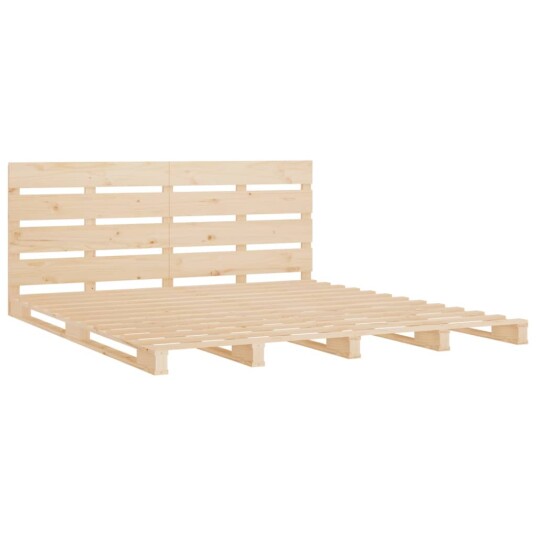 vidaXL Sengeramme 120x200 cm heltre furu