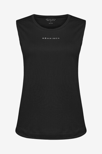 Röhnisch Treningstopp Team Logo Tank Svart Röhnisch Treningstopp Team Logo Tank Svart