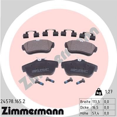 Bremseklosser ZIMMERMANN 24578.165.2 Bremseklosser ZIMMERMANN 24578.165.2