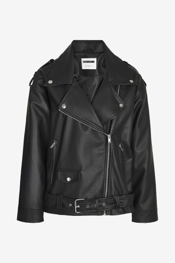 Noisy May Curve Biker jakke nmPaulina Oversize Biker Jacket Svart Noisy May Curve Biker jakke nmPaulina Oversize Biker Jacket Svart