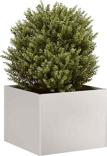 vidaXL Plantekasse 40x40x30 cm rustfritt stål