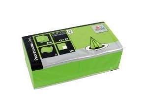 Serviet Fasana 33X33 Cm 3-Lag Lime Grøn,4 Pk X 250 Stk