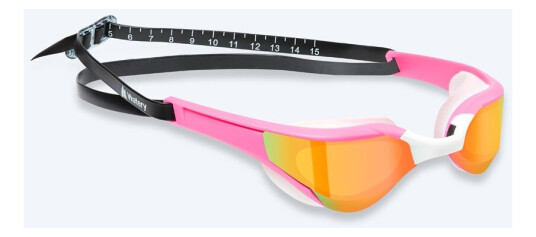 Watery svømmebriller   Instinct Elite Mirror   Rosa/gull   Konkurranse / trening svømmebriller
