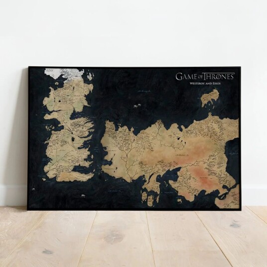 Game of Thrones Plakat Westeros Map    91,5 x 61 cm