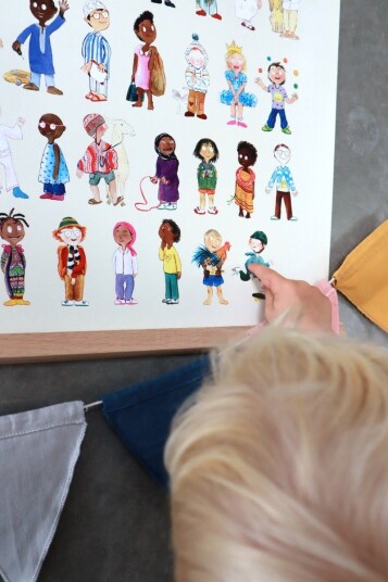 Ciha Plakat 50 x 70 cm Barn som meg