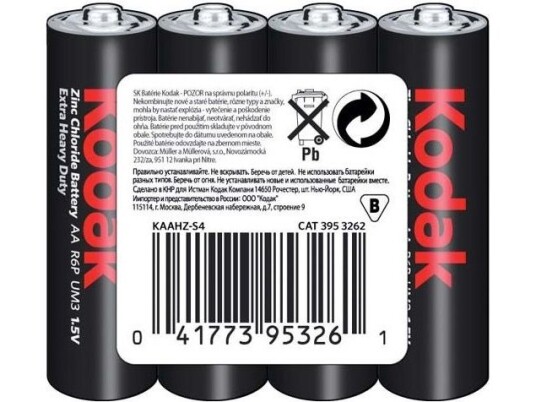 Kodak AA/R6 batterier 4 stk