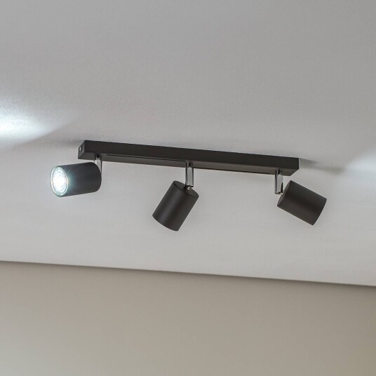 Luminex Downlight Jarek antrasitt/krom 3 lyskilder