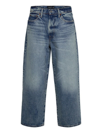Abercrombie & Fitch Ultra Baggy Tinted Medium 5 Pocket Blue 34X 30 Abercrombie & Fitch Ultra Baggy Tinted Medium 5 Pocket Blue 34X 30