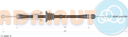 Tautrekk, håndbremse ADRIAUTO 11.0291.2