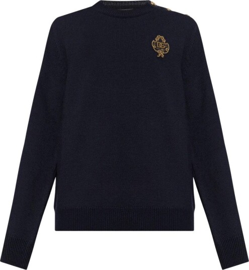 Dolce & Gabbana Herre Strikkevarer Blå L,