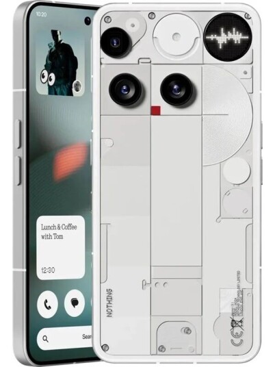 Nothing Phone (3), 16,9 Cm (6.67"), 16 Gb, 512 Gb, 50 Mp, Android 15, Hvid