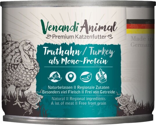 Venandi Animal Våtfôr Monoprotein Kalkun 24 X 200 G