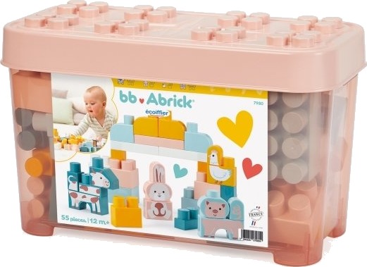 Ecoiffier Bicks Barrel Med Gårdsdyr 55 Deler Ecoiffier Bicks Barrel Med Gårdsdyr 55 Deler
