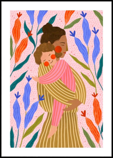 Gentle Mother"s Embrace Plakat / 70x100