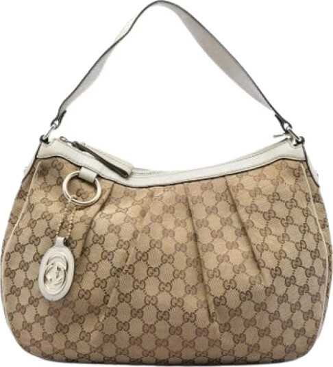 Gucci Vintage Dame Beige