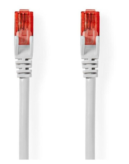 Nedis CAT6 Nettverkskabel | RJ45 Han | RJ45 Han | U/UTP | 2.00 m | Rund | PVC | Hvit | Plastpose