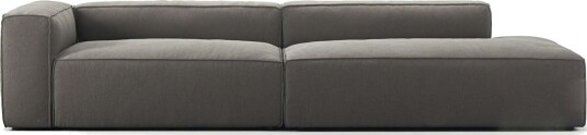 Grand 3 Seter Sofa åpen ende Høyre Hunter Brown