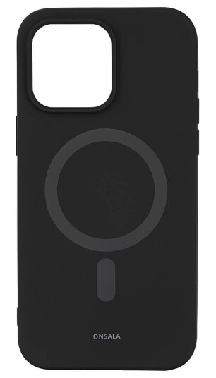 GEAR Onsala iPhone 14 Pro Max GEAR Onsala Collection Magsafe Silikone Silicone Bakdeksel - Svart