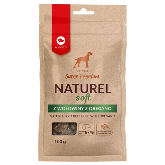 Maced Super Premium Naturel Soft Beef Med Oregano 100 G
