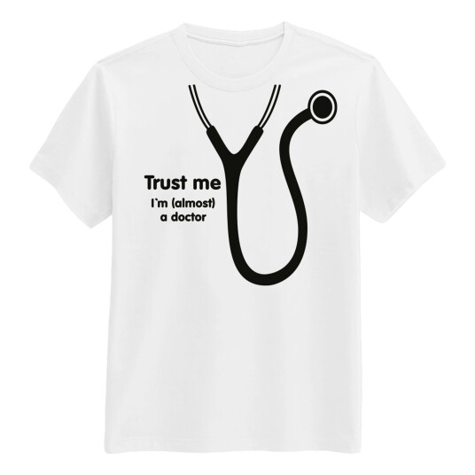 Netshirt.se Trust Me Im Almost a Doctor T-skjorte - XX-Large