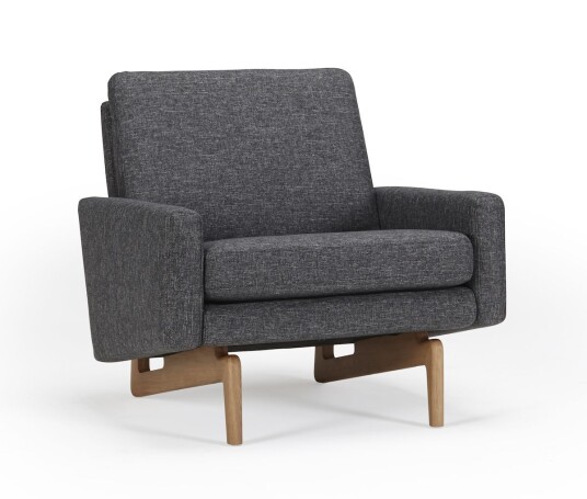 Kragelund Furniture Kragelund - Egsmark lenestol - Antracit Unoliving