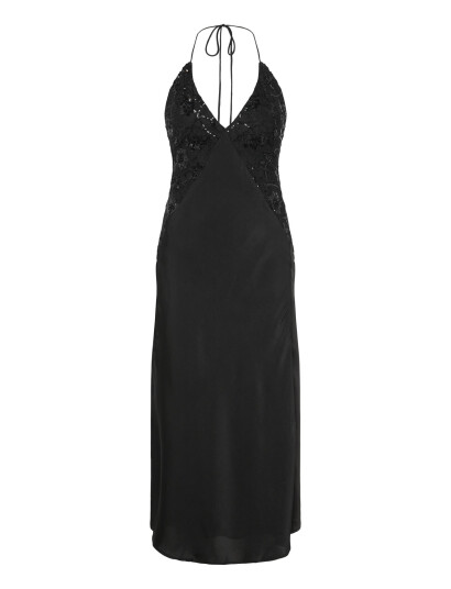 Bardot Rosella Halter Maxi Dress Black 40 Bardot Rosella Halter Maxi Dress Black 40