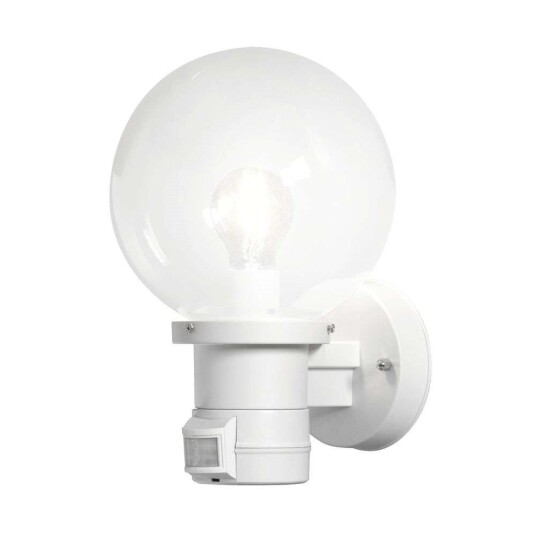 Konstsmide Nemi Utendørs Vegglampe Hvit w/Sensor