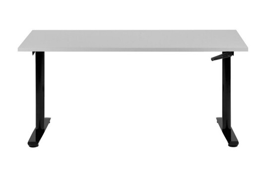 Banner Skrivebord 72x160 cm Grå/Svart