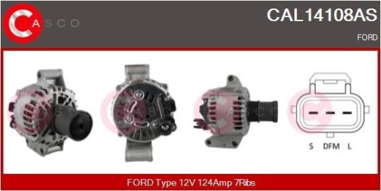 Dynamo CASCO CAL14108AS
