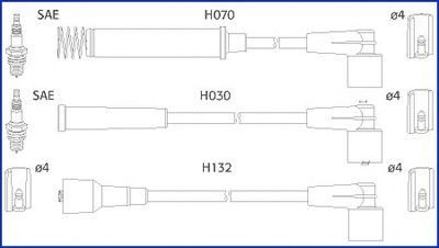 Tennplugg kabelsett HITACHI 134226