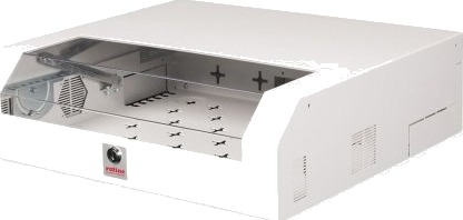 Roline 26.21.0015 Veggmonterbar Hylle 5U 30 Kg Nøkkellås Rack Skinner 8.5 Kg