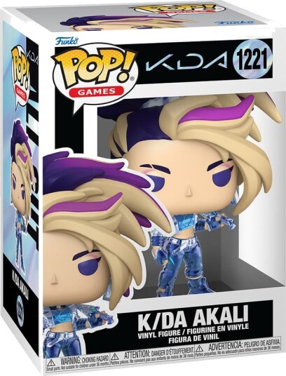 Funko POP! League Of Legends K/DA Akali Figur med Utstillingsboks
