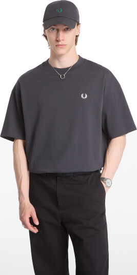 Fred Perry Back Print Laurel Wreath Tee Grey L