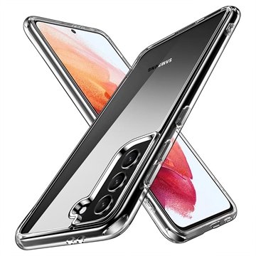 Samsung Galaxy S21 5G Anti-Shock Hybrid-deksel Gjennomsiktig