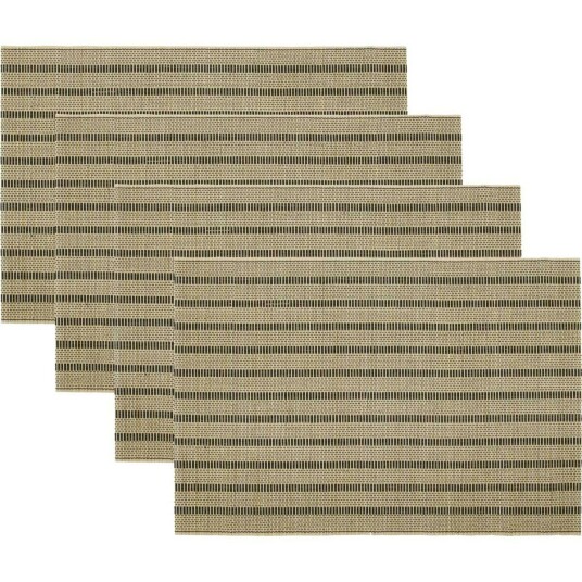 House Doctor HDFica Spisebrikke 4 pk Sort / Natur