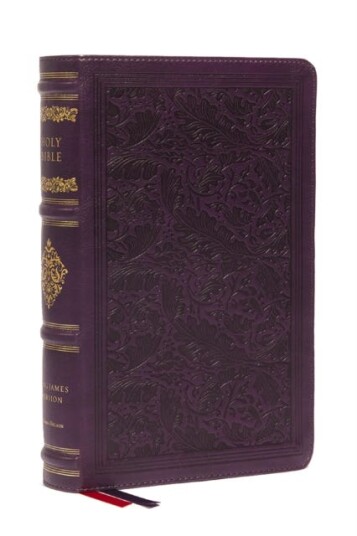 KJV Large Print Reference Bible, Purple Leathersoft, Red Letter, Comfort Print (Sovereign Collection) Holy Bible, King James Version
