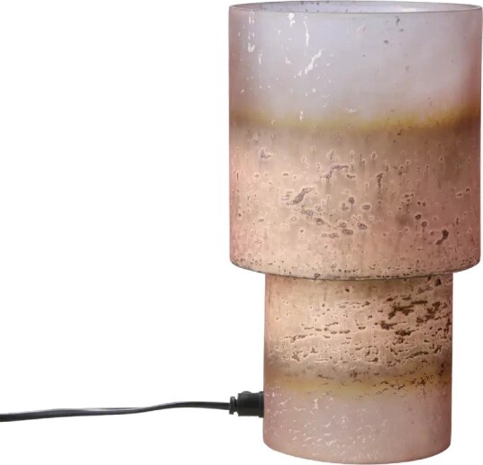 Affari of Sweden Bordlampe i glass Eldor Rosa H35 cm