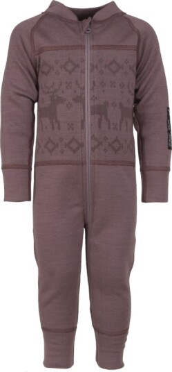 Lindberg Kids' Kåbdalis Merino Overall 86/92, Dusty Mauve Lindberg Kids' Kåbdalis Merino Overall 86/92, Dusty Mauve