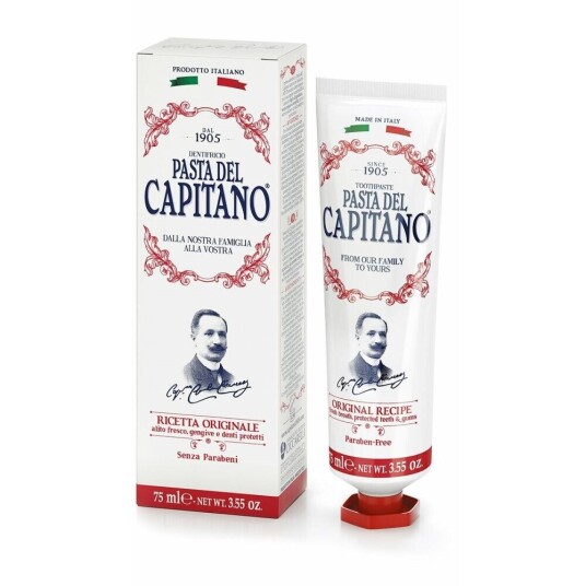 Pasta Del Capitano Tannkrem Original Recipe 75 Ml Pasta Del Capitano Tannkrem Original Recipe 75 Ml