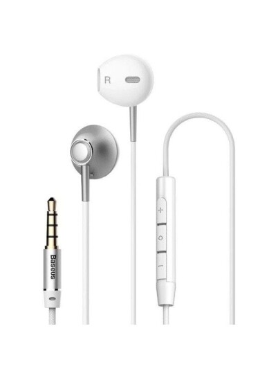 Baseus Encok H06 Earphones - Sølv Baseus Encok H06 Earphones - Sølv