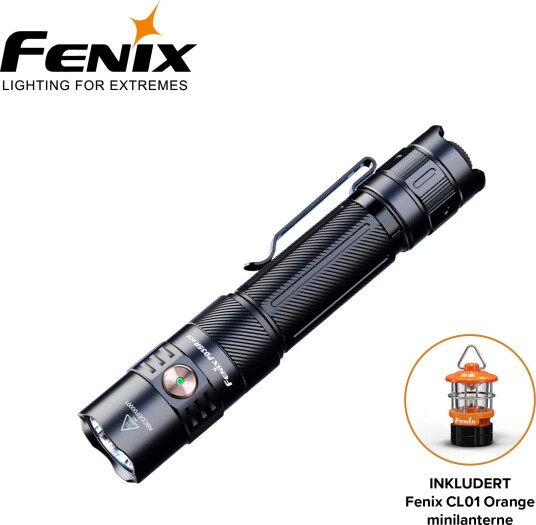 Fenix Lommelykt LED Pd35r Ace Plus Cl01 Rød Fenix Lommelykt LED Pd35r Ace Plus Cl01 Rød