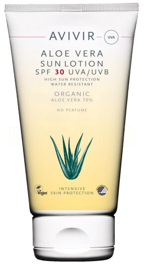 Avivir Aloe Vera Solkrem SPF 30 - Vannavstøtende 150 ml Avivir Aloe Vera Solkrem SPF 30 - Vannavstøtende 150 ml