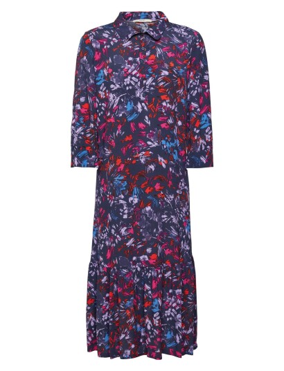 Esprit Casual | Patterned Button Front Dress | 36