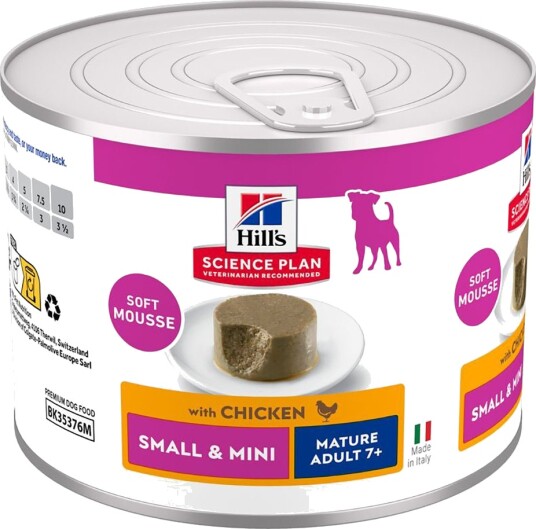 Hill'S Science Plan Mature Small & Mini Mousse Kylling 12 X 200 G