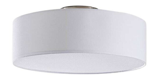 Lindby Sebatin Taklampe Ø40 White/Nickel Lindby Sebatin Taklampe Ø40 White/Nickel