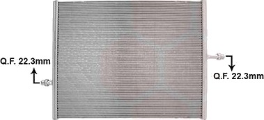 Lavtemperaturkjøler, intercooler VAN WEZEL 30012735