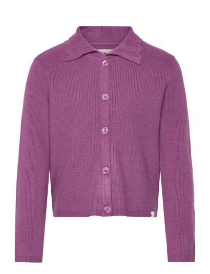 Kids Only Kmgkayakatia Life Ls Collar Cardigan Knt Purple 128