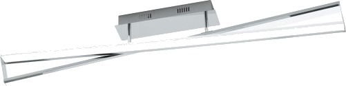 Eglo Corrales Loft 30W 3400Lm Krom/Hvit Eglo Corrales Loft 30W 3400Lm Krom/Hvit