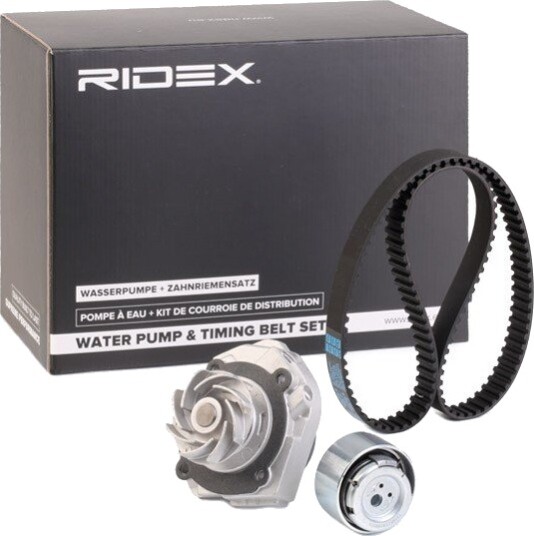 Registerreimsett med vannpumpe RIDEX 3096W0315