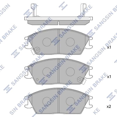 Hi Q SP1047 Bremseklosser